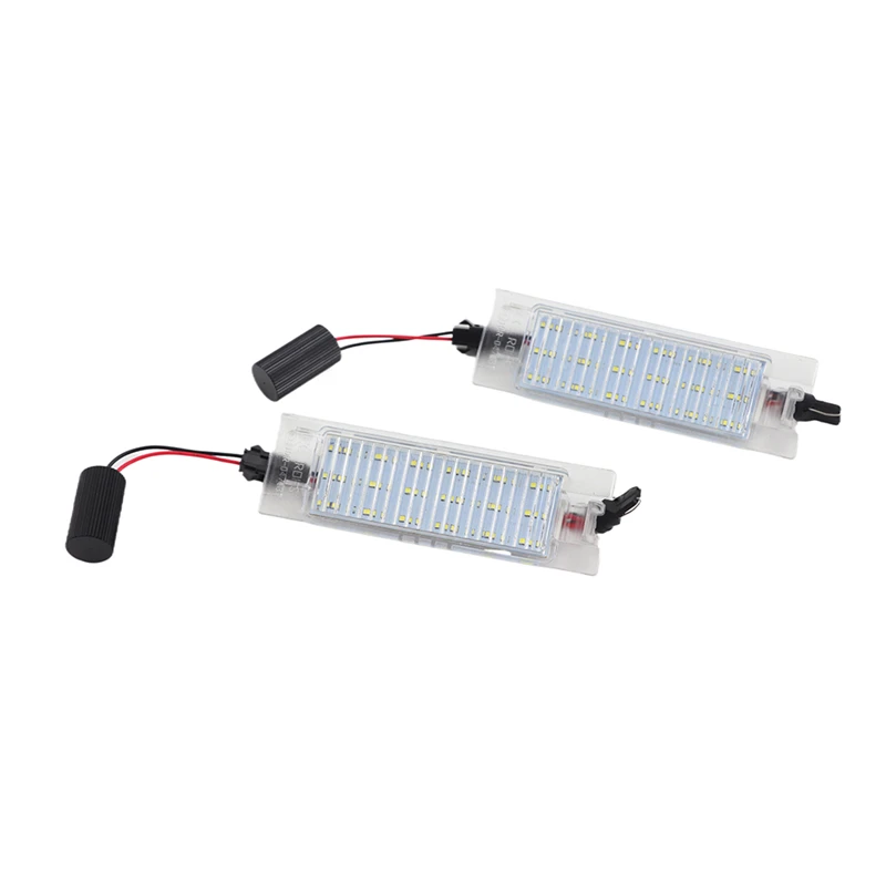 2Pcs Canbus LED License Plate Light For Fiat Bravo Argo Grande Punto Evo Siena 500L Doblo Croma Marea Seicento Tipo Multipla