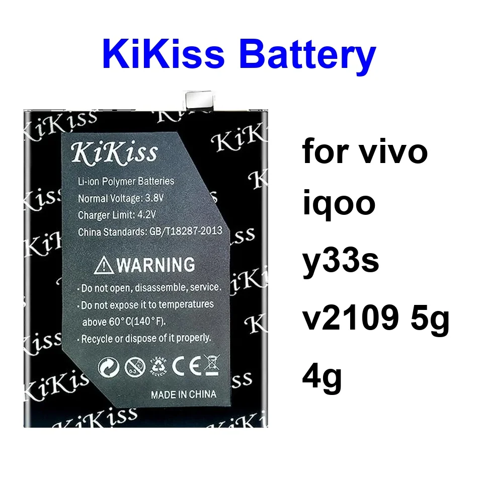 

Mobile Phone Battery Long Lasting B-T6 B-S2 B-S1 5500Mah For Vivo Iqoo Y33s V2109 5G 4G