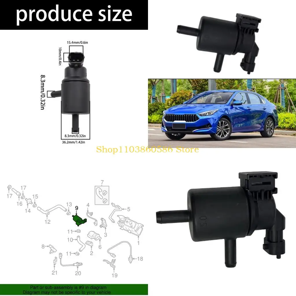 

242A 28910-3L270 9044060045 Электромагнитные клапаны выбросов испарений оптимизируют топливную экономичность, снижают окружающей
