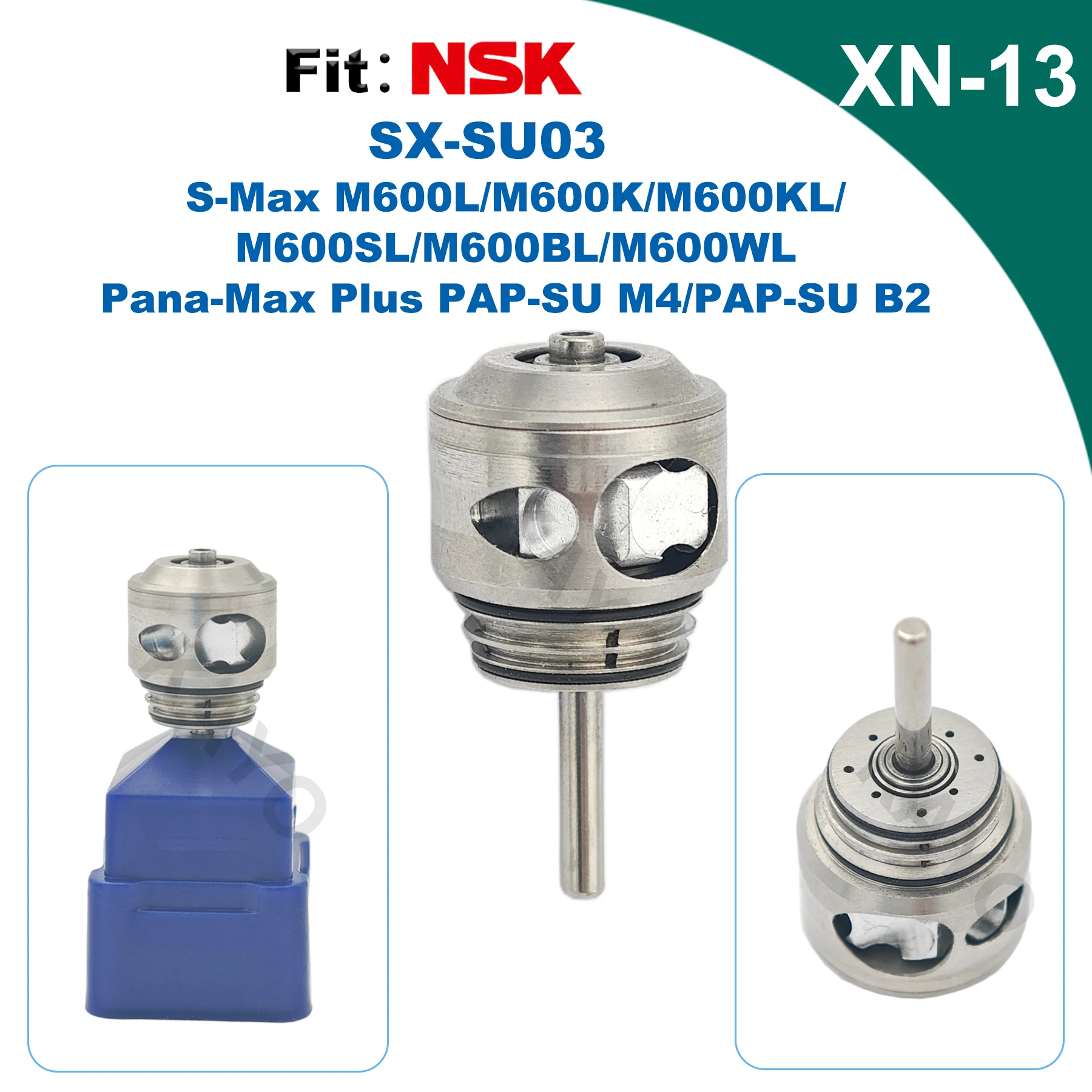 

Dental Handpiece Rotor For NSK S-Max M600 M600L M600KL Pana Max Plus High Speed Handpiece SX-SU03 Cartridge Rotor Accessories