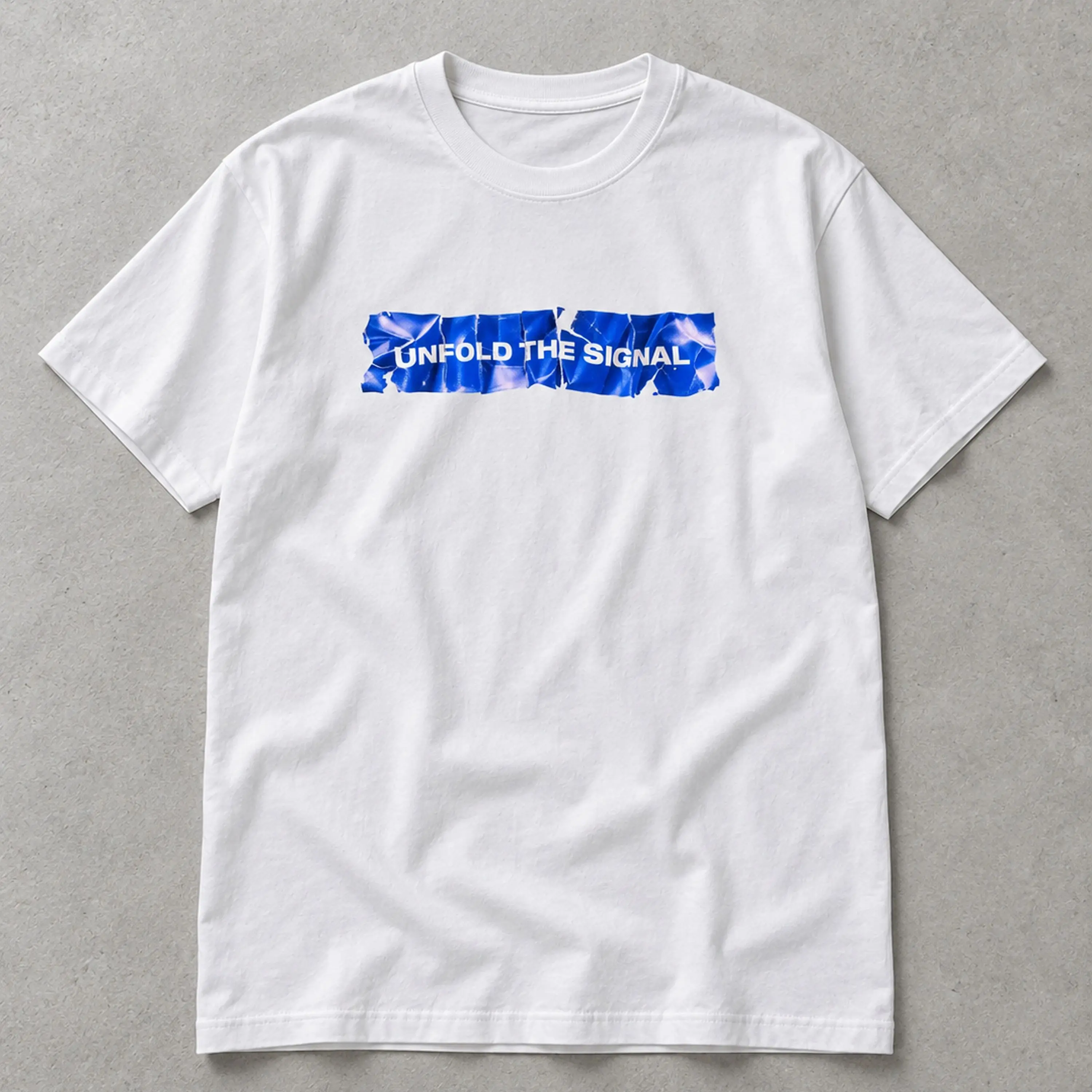 Unfold the Signal Foil Graphic T-Shirt