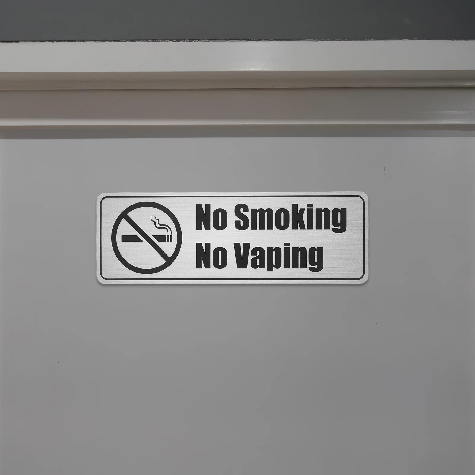 4 Pcs No Smoking Sticker Sign Plastic Outdoor for Pvc Signs Decals Office