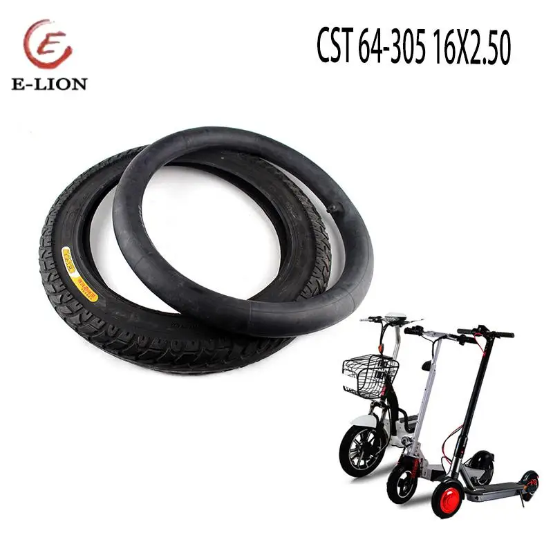 Good quality 16x2.50( 64-305) tire and inner tube 16*2.50 tyre Fits Kids Bikes Electric Bikes Small BMX and Scooters