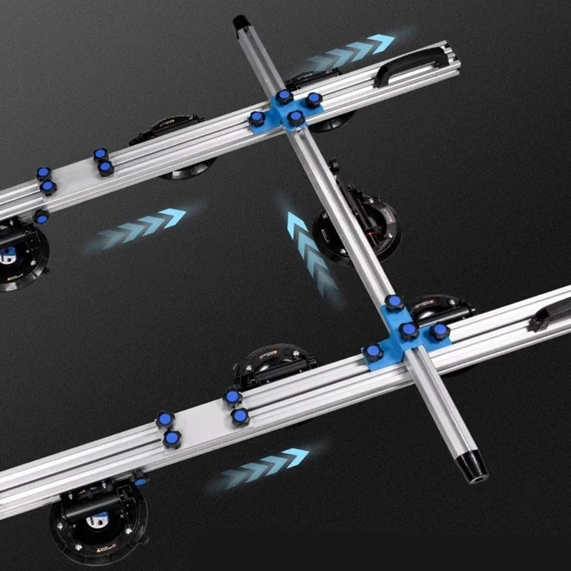 Large Format Tile Handling System - Granite & Ceramic Tile Lifter with Double-Layer Thickened Suction Cups