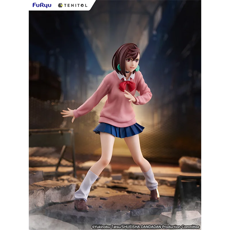

In Stock Furyu TENITOL TV Anime "Dandadan" Momo Action Figure Anime Model Collectible Toys Gift