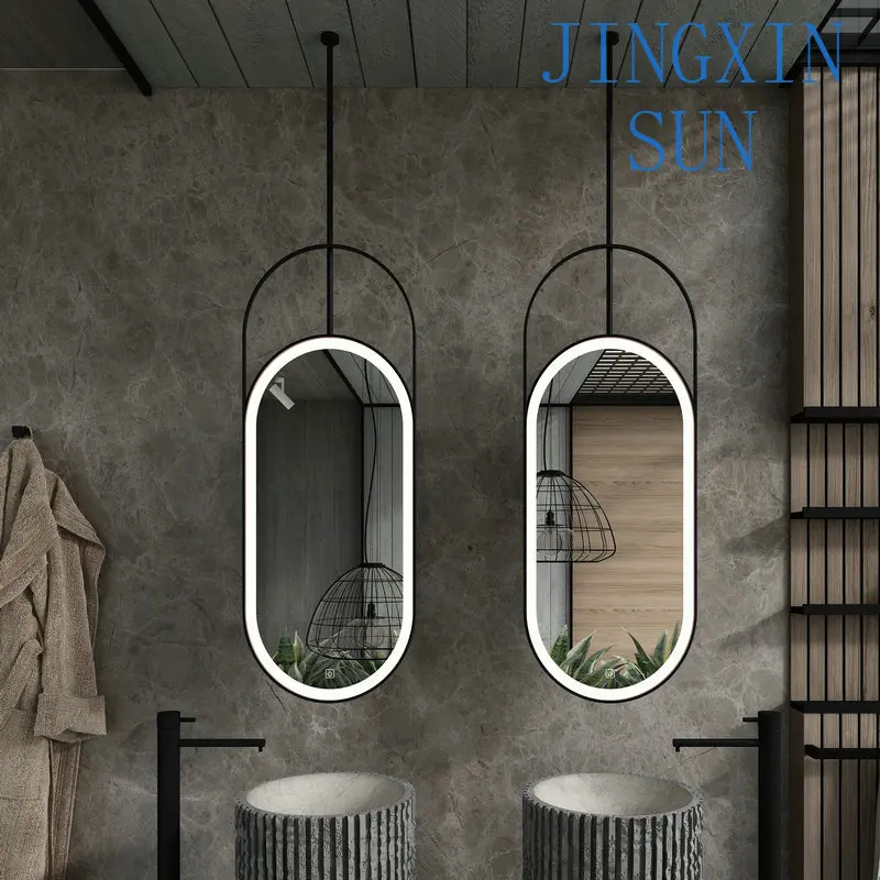 Customized oval mirror, bathroom, toilet bathroom mirror, boom  smart touch