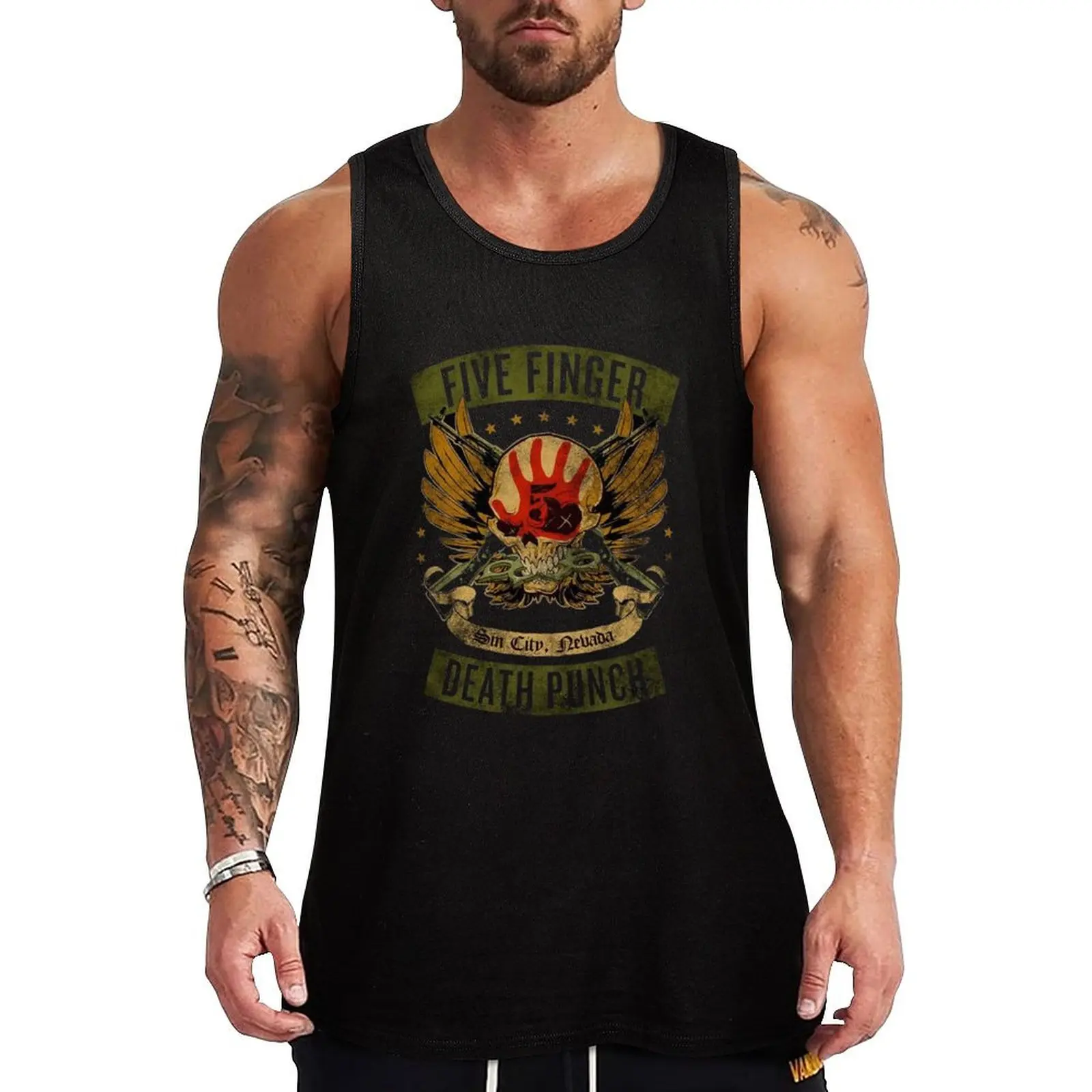 FIVE FINGER - BEST SELLER DESIGN FIVE FINGER Tank Top Casual Daily Tank Top Lightweight Basic Sleeveless