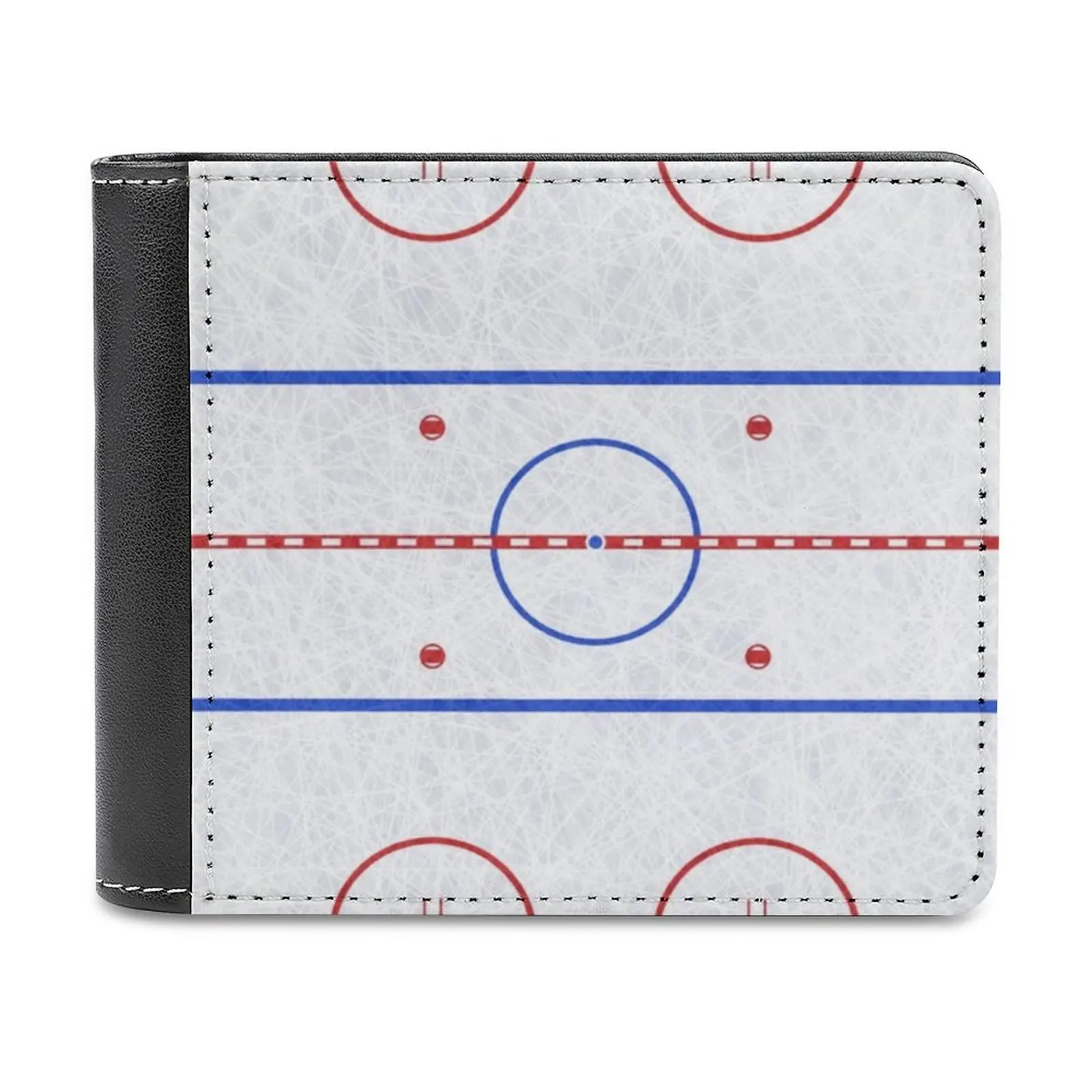 

Кожаный кошелек Rink для хоккея с шайбой, мужской кошелек, персонализированный кошелек своими руками, подарок на день отца, хоккейная рак, хоккейная рак, рак для льда