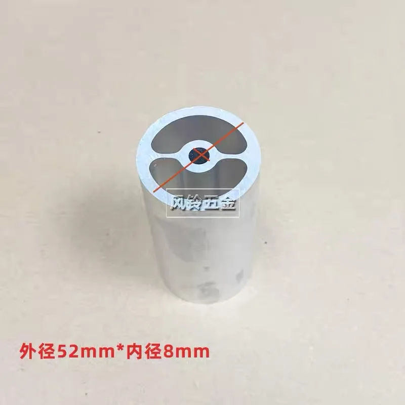 1pcs Circular special-shaped pipe, aluminum alloy three-way round tube, aluminum profile triangular tube, furniture legs