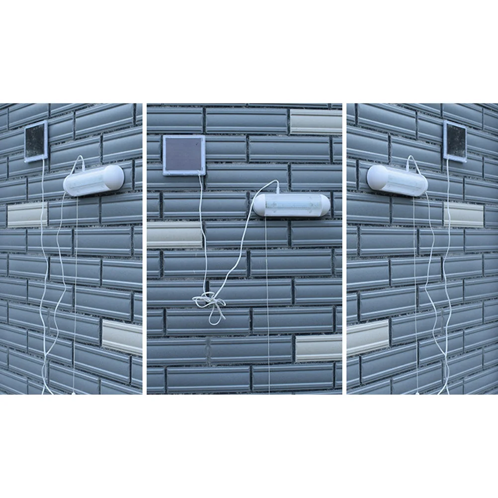 

1Set Solar Light Waterproof Wall Light Outdoor Solar Power Lamp Lighting Tool Tent Emergency Lamp 2 Meters Extension Cord