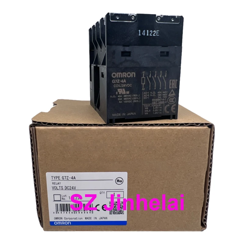 OMRON G7Z-4A 24VDC Authentic Original Powerful Power Relay DC24V Auxiliary Contacts Module Combination