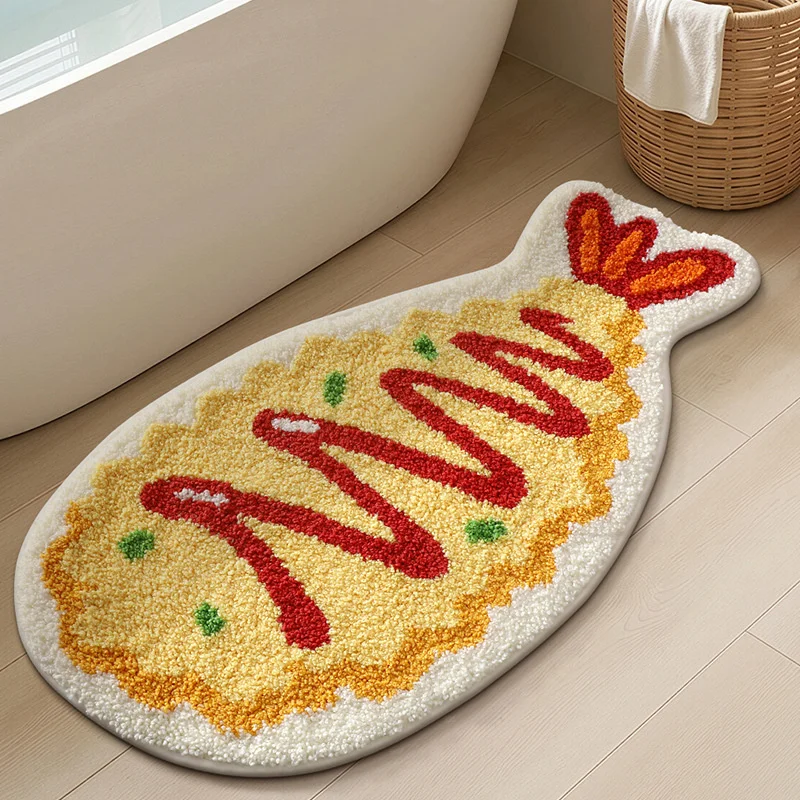 anti-slip-floor-mat-tufted-bathroom-mat-absorbent-foot-pad-irregular-shower-bath-mat-toilet-door-mat-cartoon-dessert-shape
