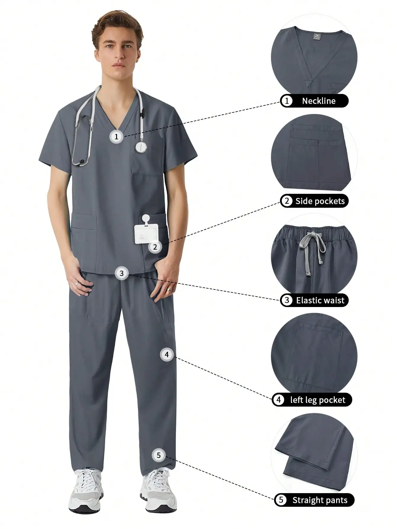 

Высококачественные скрабы для кормления, униформа, стоматологические наборы, больничная форма, скрабы, костюм для мужчин, рабочая одежда для ухода за домашними животными