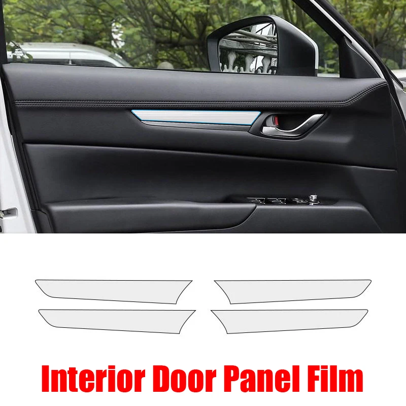 Tpu Film for Mazda CX5 CX-5 2017-2023 Car Interior Sticker Center Console Gear Touch Screen Dashboard Door Windows Lifting Panel