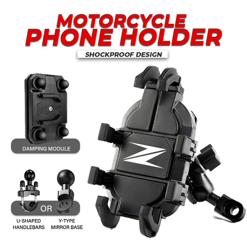 

Mobile Phone Holder GPS Stand Bracket Motorcycle Accessories For Kawasaki Z900 Z1000 Zontes 150NK Z650 Z750 Z800 Accessories