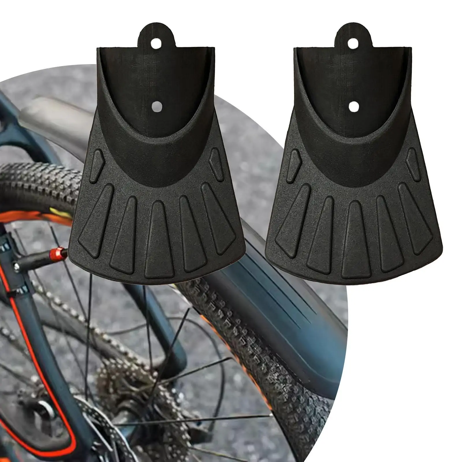 2Pcs Bike Fender Fish Tail Cover Components Bicycle Fender Protector Parts for