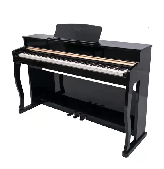 

China Factory Price Upright Digital Piano Hammer Touch Response Piano 88 Wooden Keys With 3 Pedal For Sale