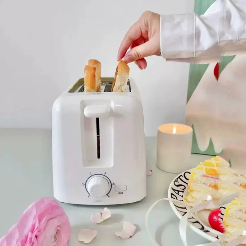 220V Stainless Steel Electric Toaster Bread Baking Oven Breakfast Machine Grill Stove Sandwich Maker Heater Warmer