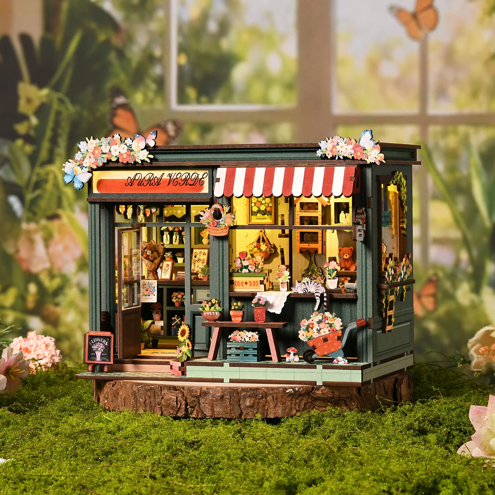 

Набор для сборки 3D-пазла «Домик-цветочница»: модель для самостоятельной сборки, игрушка ручной работы, украшение для комнаты/спальни, деревянные поделки, подарок на день рождения