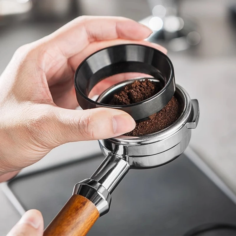 

Upgraded 6 Magnet Coffee Powder Receiving Ring Quantitative Ring Anti-flying Powder Aluminum Alloy Grinder Coffee Accessories