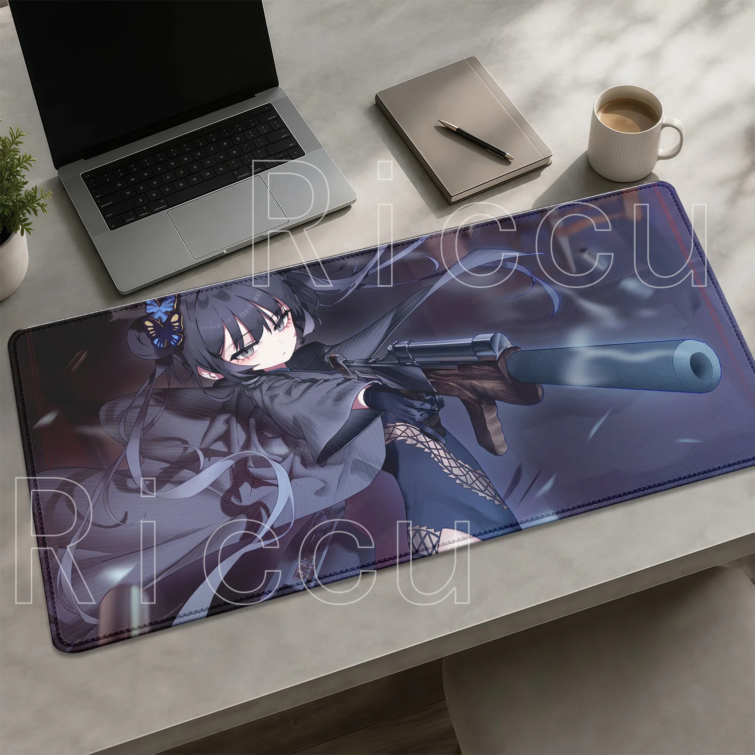 Blue Archive Ryuuge Kisaki Kawaii Mousepad Large Non-slip HD Printing Office Mouse Pad PC Keyboard Anime Girl Overlocks Desk Mat