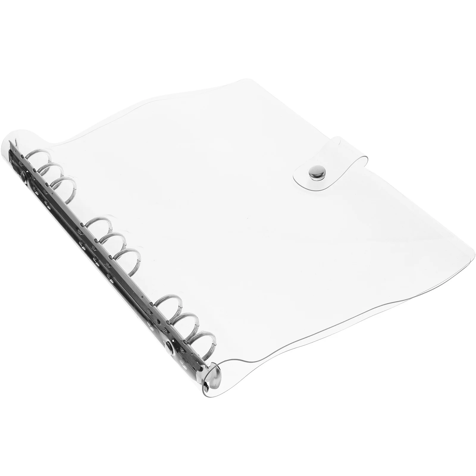 Binder Notebook Shell Transparent Plastic B5 Loose-Leaf Scrapbook Cover Clear Plastic Folder Office School