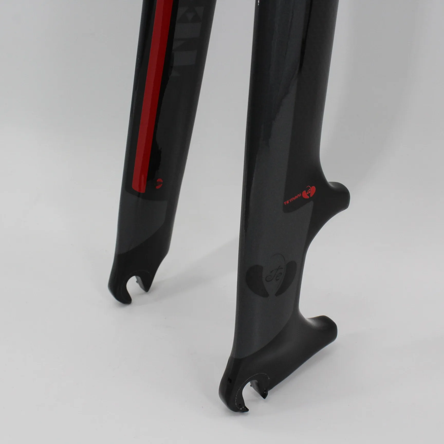 Neueste temani 700c Rennrad 3k Voll carbon Scheiben brems gabel Carbon Fahrrad Vorderrad gabel Hart carbon Teile 4 Farben – Detail 13