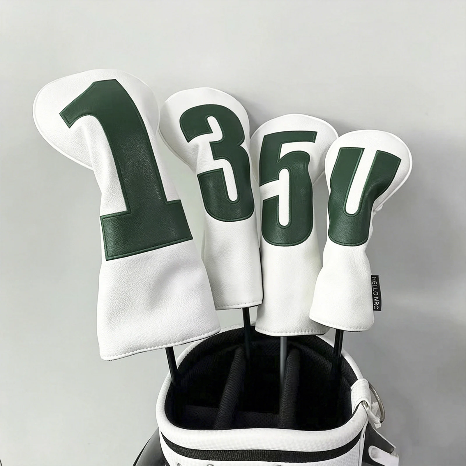 Unique Stitched Digit Pattern Golf Headcover Accessory for Training Game Use view 2