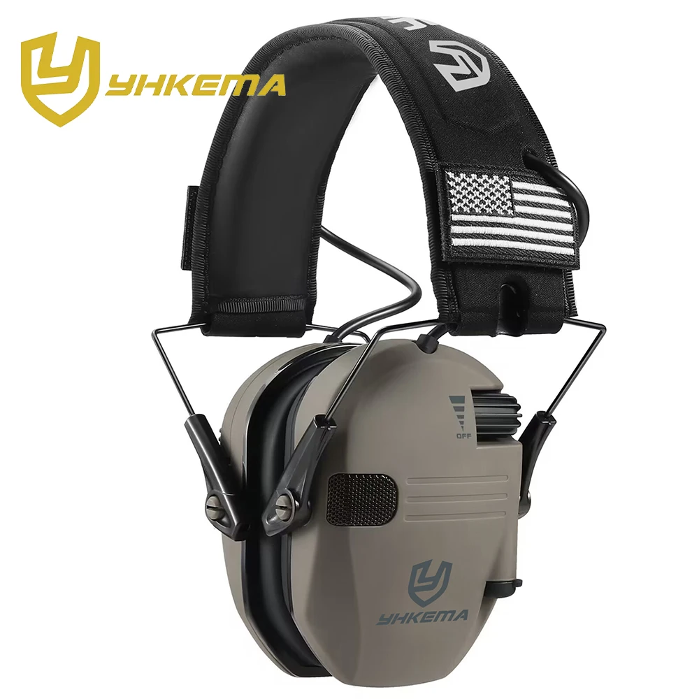 Tactische Beveiliging Koptelefoon Buitensporten 23dB Anti Geluid Headset Impact Geluidsversterking Gehoor Jacht Oor