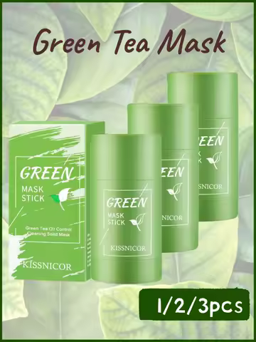 Green Tea Face Cleansing Mask Stick Shrink pores Deep Blackhead Remover facial Cleansing Moisturizing Mask skin care