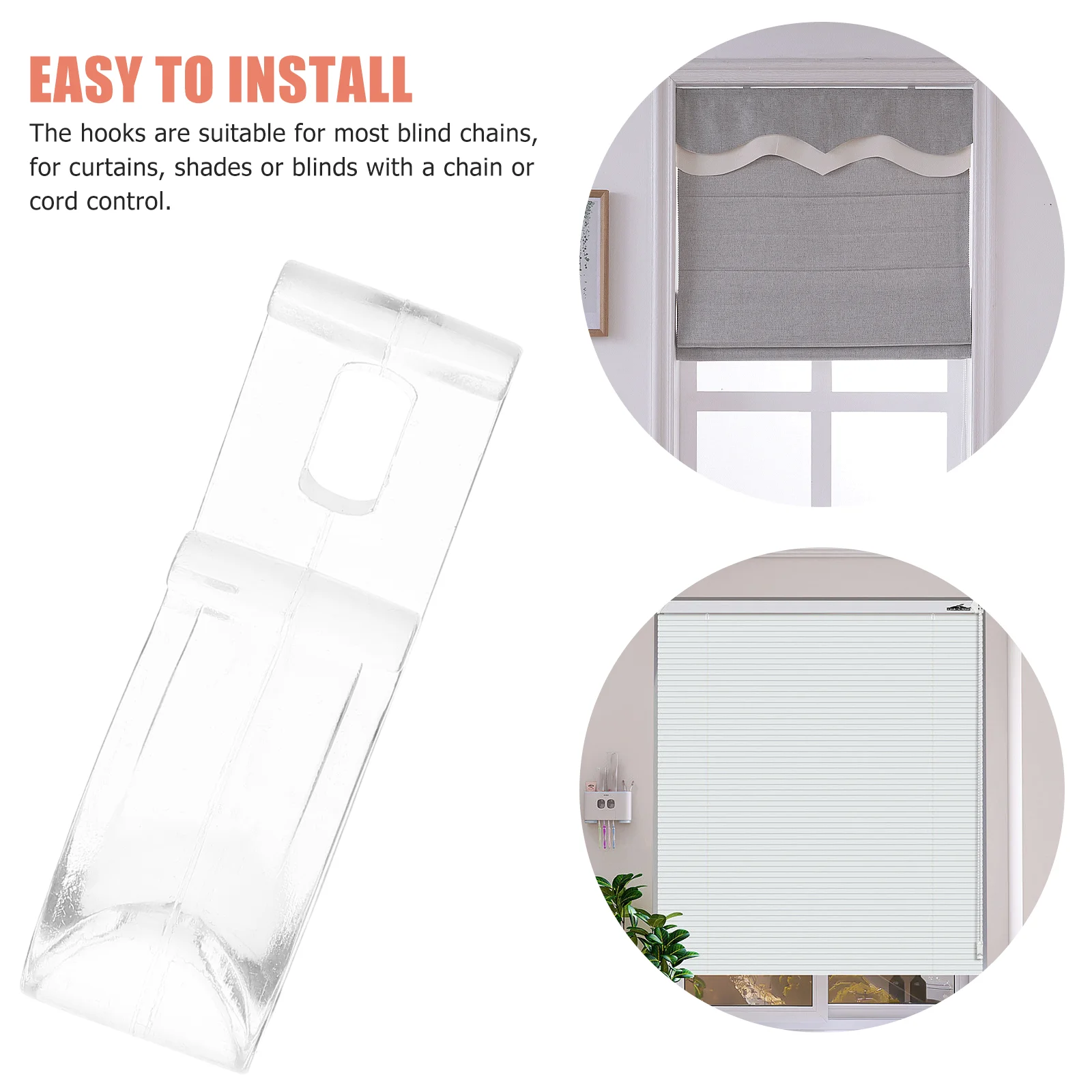 Blind Pulls Retainer Hook Curtain Positioning Roller Shades Shower Vertical Blinds