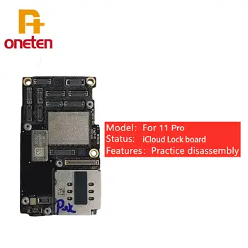 Základní deska s uzamčeným iCloud ID pro iPhone 11 Pro MAX 64G 128G 256G 1SIM 2SIM Výměnný procesor pro cvičnou logickou desku Kompletní základní deska 10 nejlepší prodej Základní deska iPhonu 11 Pro Max odemčená - №7
