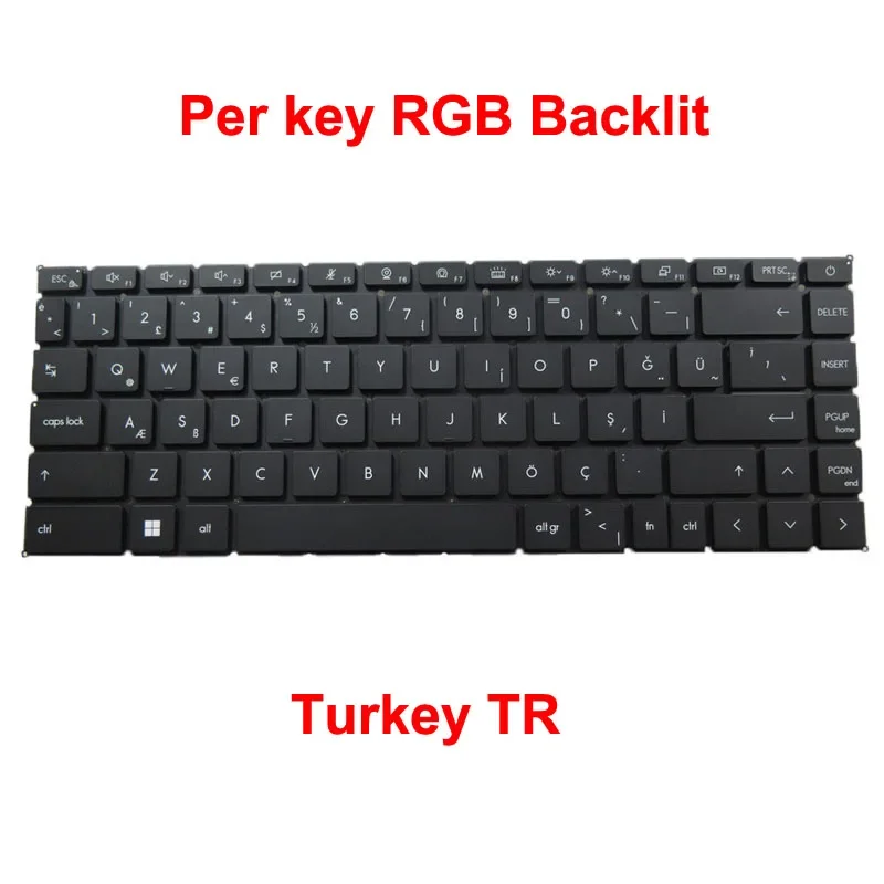 Imagem -05 - Teclado Retroiluminado Rgb para Msi V203022ak2 cu ar Ser cs fr po tr S1n2er2h1sa0 S1n2ecs2k1sa0 S1n2ep2l1sa0 Novo