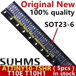 (5piece)100% New ATTINY10-TSHR ATTINY10 T10E T10H1 sot23-6 Chipset