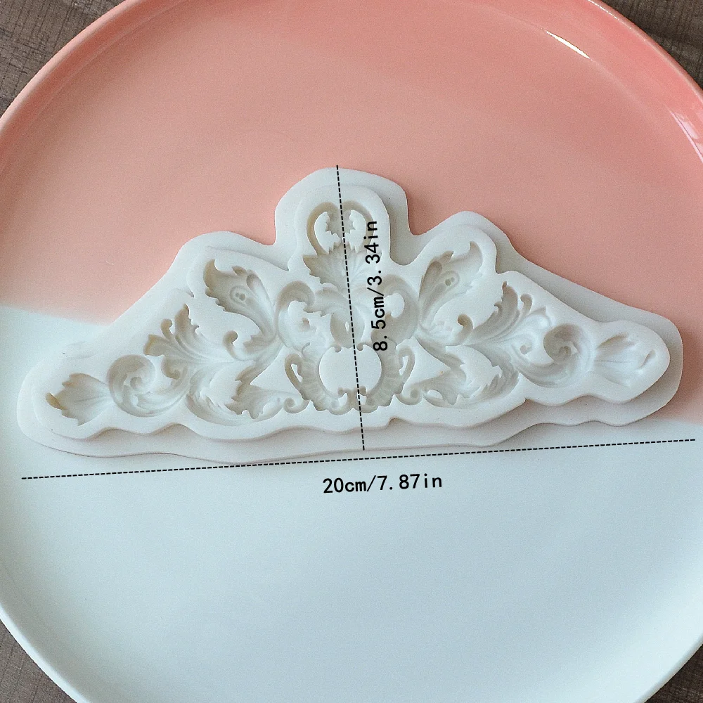 Classic Vintage Lace Cake Decoration Mold Silicone Mold Christmas Party Cake Decoration Tool Kitchen Baking Mold