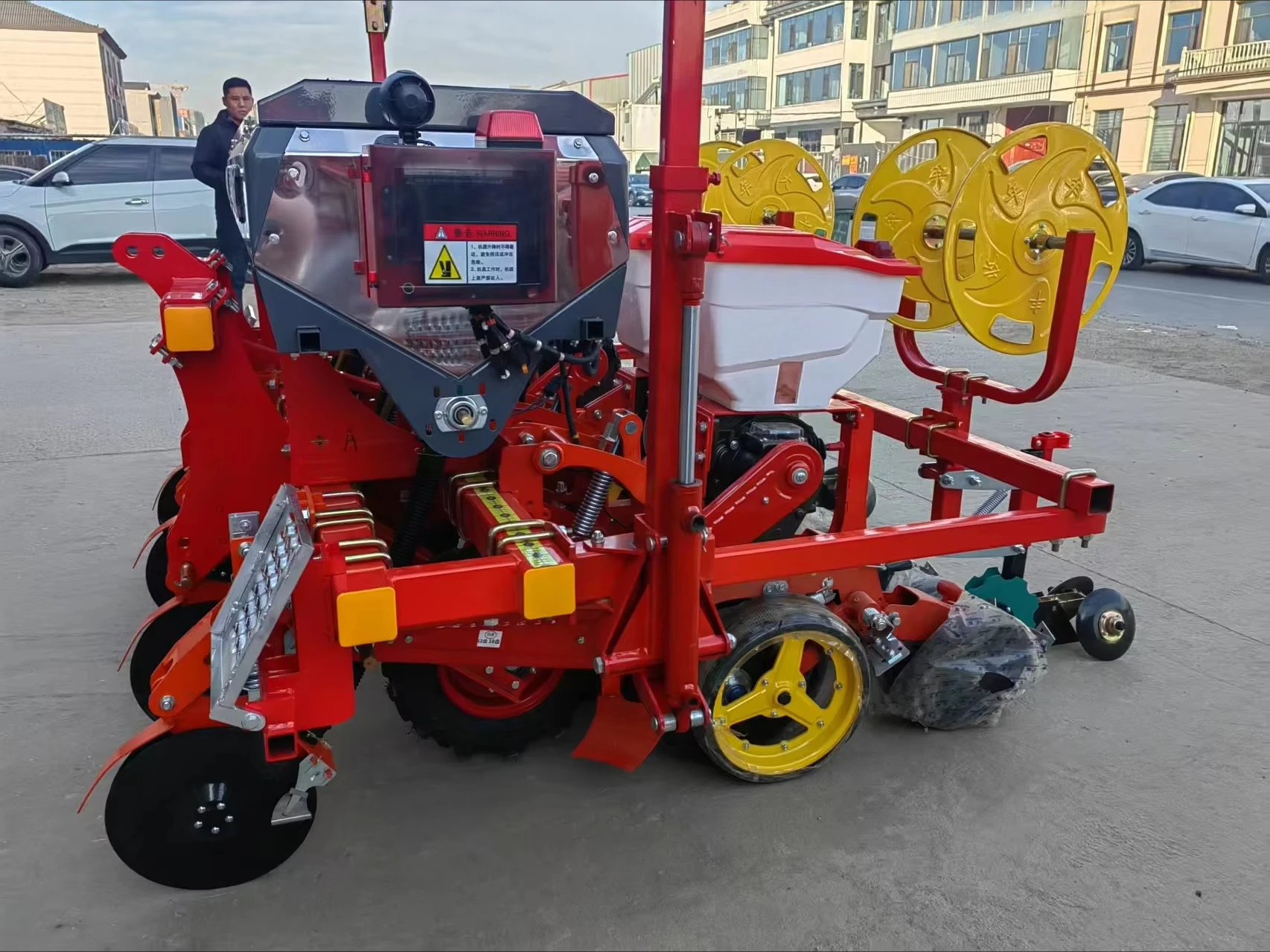 Four-Row No-Till Planter Drip Irrigation Cost-Effective Seeder for Corn Soybean Sorghum Equipped Gear Gearbox Core Components
