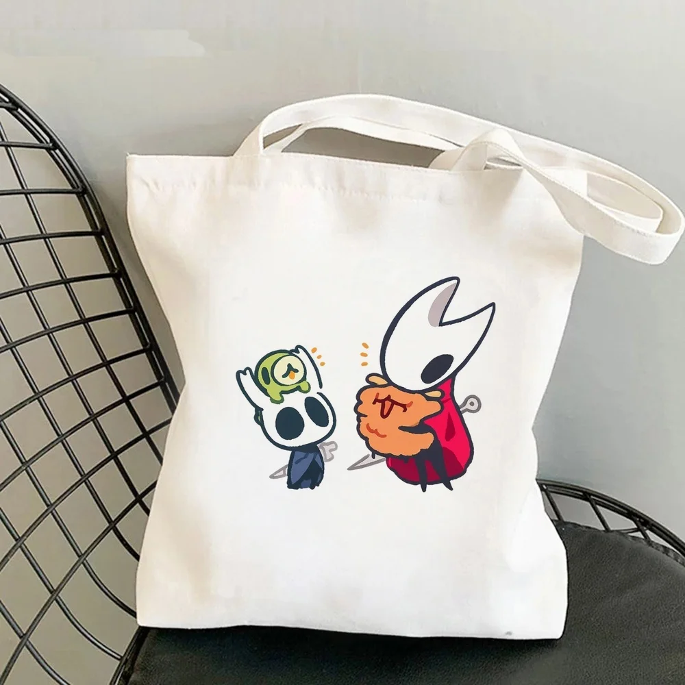 Hollow Knight tote bag bolsas de tela torba na zakupy y2k reusable einkaufstasche woman
