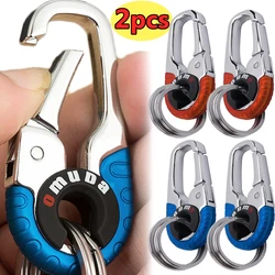 Keychain Buckle Stainless Steel Key Ring Pendant for Men Outdoor Carabiner Climbing Keyfob Key Chain Hook Accessories