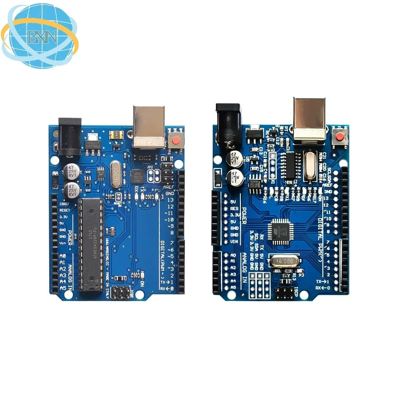 UNO R3 ATMEGA16U2 CH340G + Chip SMD Mega328P 16Mhz para Arduino UNO R3 placa de desarrollo oficial ATEGA328P + CABLE USB un juego