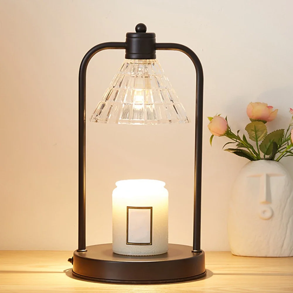 Stylish Wireless Table Lamp, Aromatherapy Warming Lamp, Top-Down Candle Melting Light for Home Decor, Stylish Lamp living room