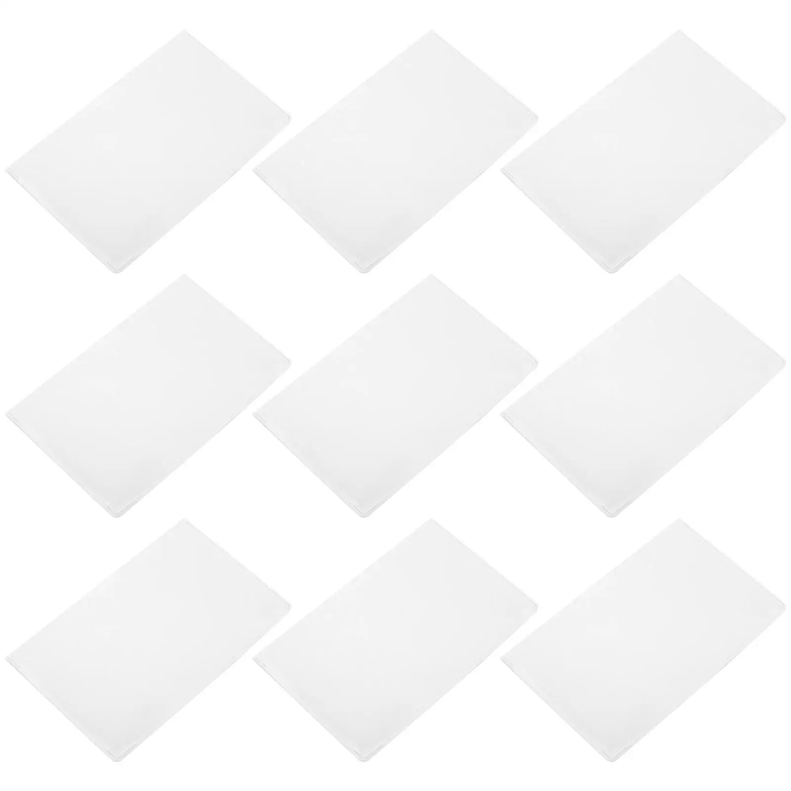 

20 Pcs Protective Case Trading Card Sleeves Social Security Holder Clear Protector Water Proof