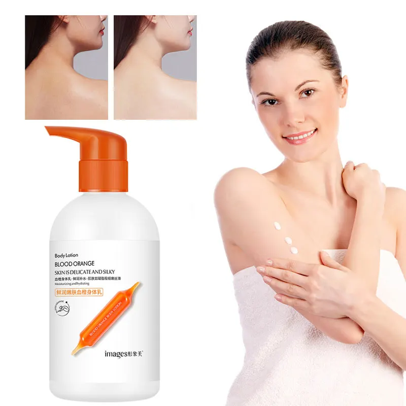 

Images Fresh and Delicate Blood Orange Body Lotion Hydrating Anti-drying Moisturizing Body Lotion Body Care Lotion