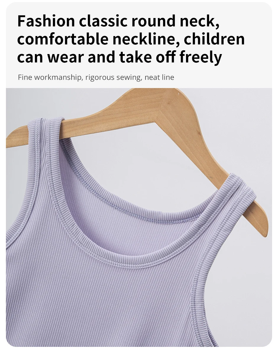 Kids' Ribbed Everyday Vest — product detail 4
