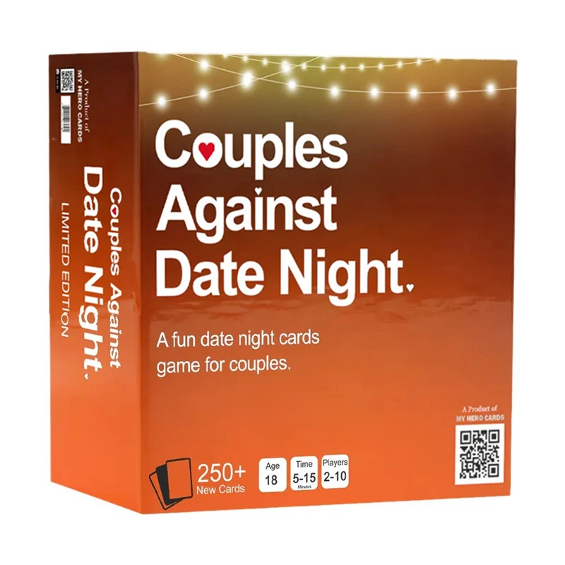 Couples Against Date Night Card Board Game, Date Night Card Game, 250 Romantic Scratch Off Date Night Cards Game For Couples