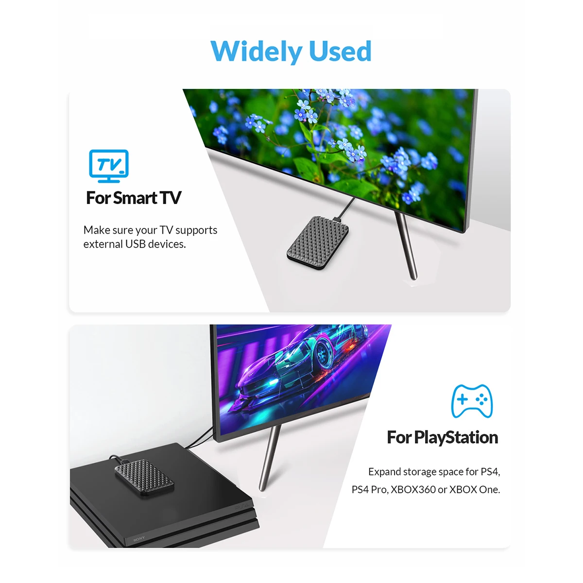 ORICO حافظة HDD خارجية 2.5 بوصة حافظة HDD USB 3.0 إلى SATA 5Gbps حافظة القرص الصلب لـ 7-9.5 مللي متر 2.5 بوصة SATA hd externo للكمبيوتر الشخصي