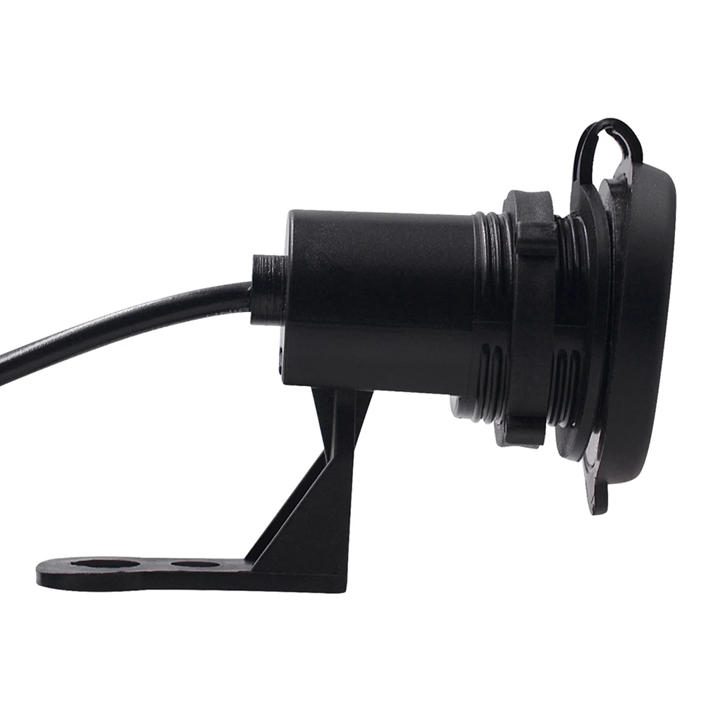 

Dual Usb Motorcycle Phone 12V Waterproof Abs Handlebar Mount For Phones Tablets Gps Motor Accessories Black