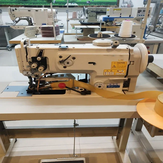 Industrial Leather Quilting Mattress Edge Tape Binding Sewing Machine Quilt Hemming Machine