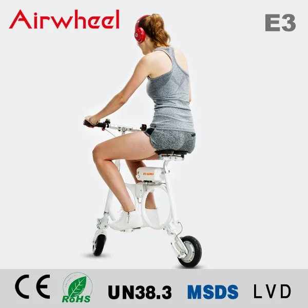 Special Offer Airwheel E3 Light Weight E-bike Mini and Handy Back Pack E-bike Easy to Fold City Bike for Men for Women - Image 2