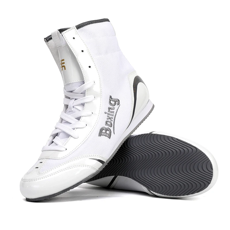 Wear-resistant non-slip gym boxing training boots professional new breathable men's and women's wrestling shoes