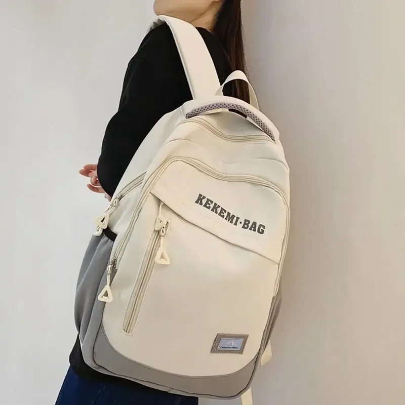 

Школьная сумка для мужчин, учащихся младших классов средней школы, большая вместимость, для студентов средней школы, для девочек-подростков и мальчиков